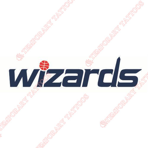 Washington Wizards Customize Temporary Tattoos Stickers NO.1229